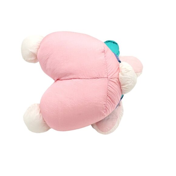 Vintage Dept 56 White‎ Nylon Easter Bunny Rabbit Plush Stuffed Animal 80s - Picture 6 of 6